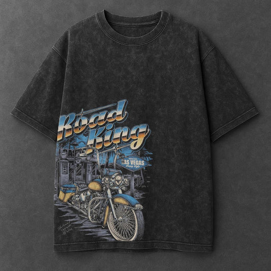 Bike Timeless Black Washed T-Shirt