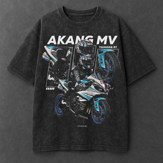 Bike Effortless Black Washed T-Shirt