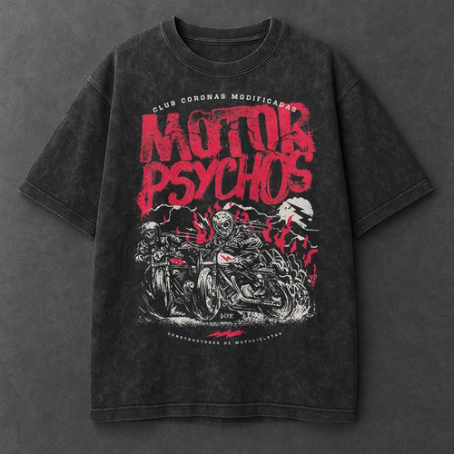 Bike Elevated Black Washed T-Shirt