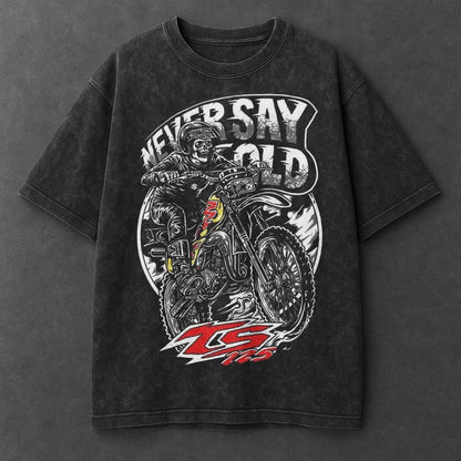 Bike Refined Black Washed T-Shirt