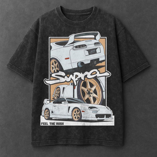 Car Refined Black Washed T-Shirt
