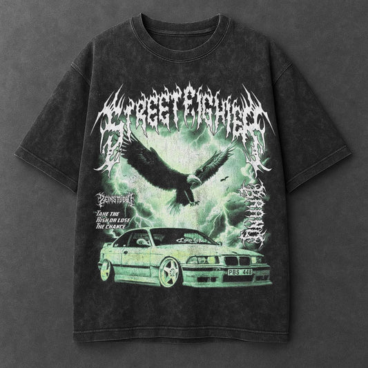 Car Essential Black Washed T-Shirt