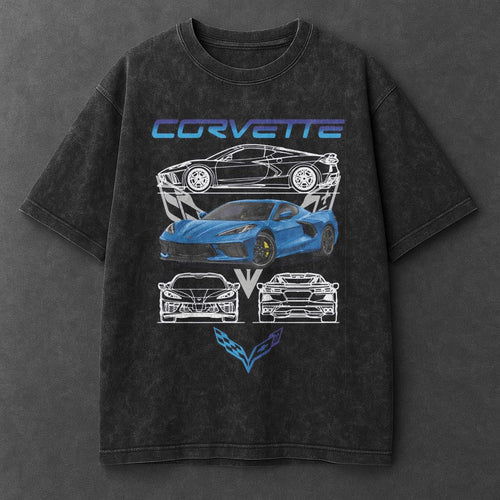 Car Signature Black Washed T-Shirt