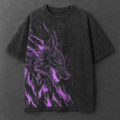 Dark Trendy Black Washed T-Shirt