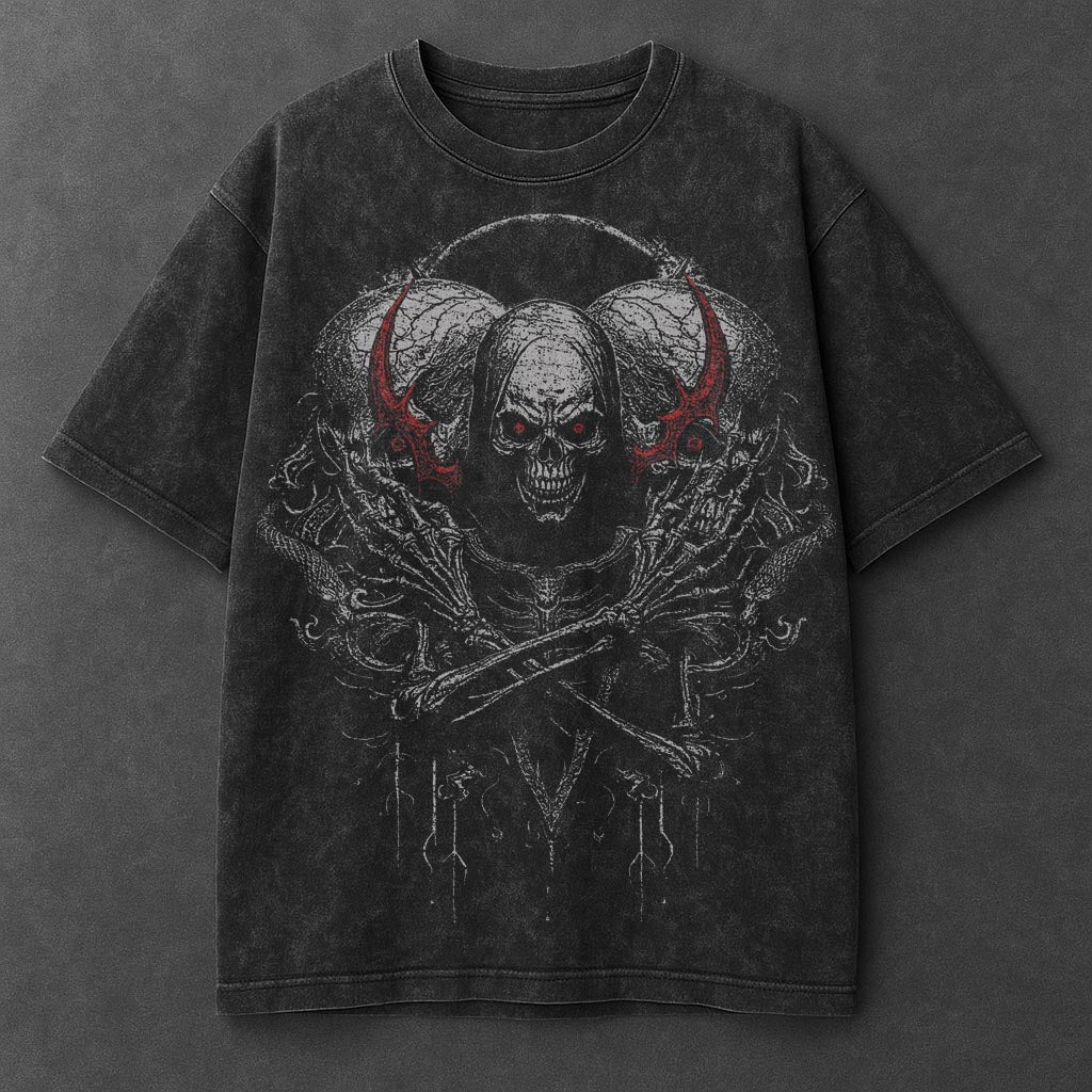 Dark Iconic Black Washed T-Shirt