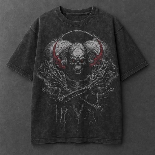 Dark Iconic Black Washed T-Shirt