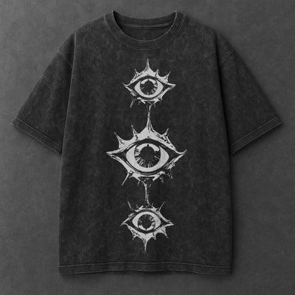 Dark Oversized Black Washed T-Shirt