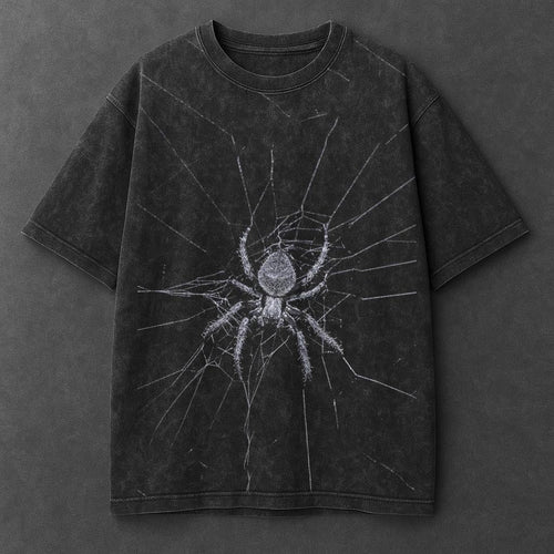 Dark Rugged Black Washed T-Shirt