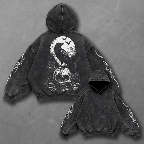 Dark Next-Gen Black Washed Hoodie