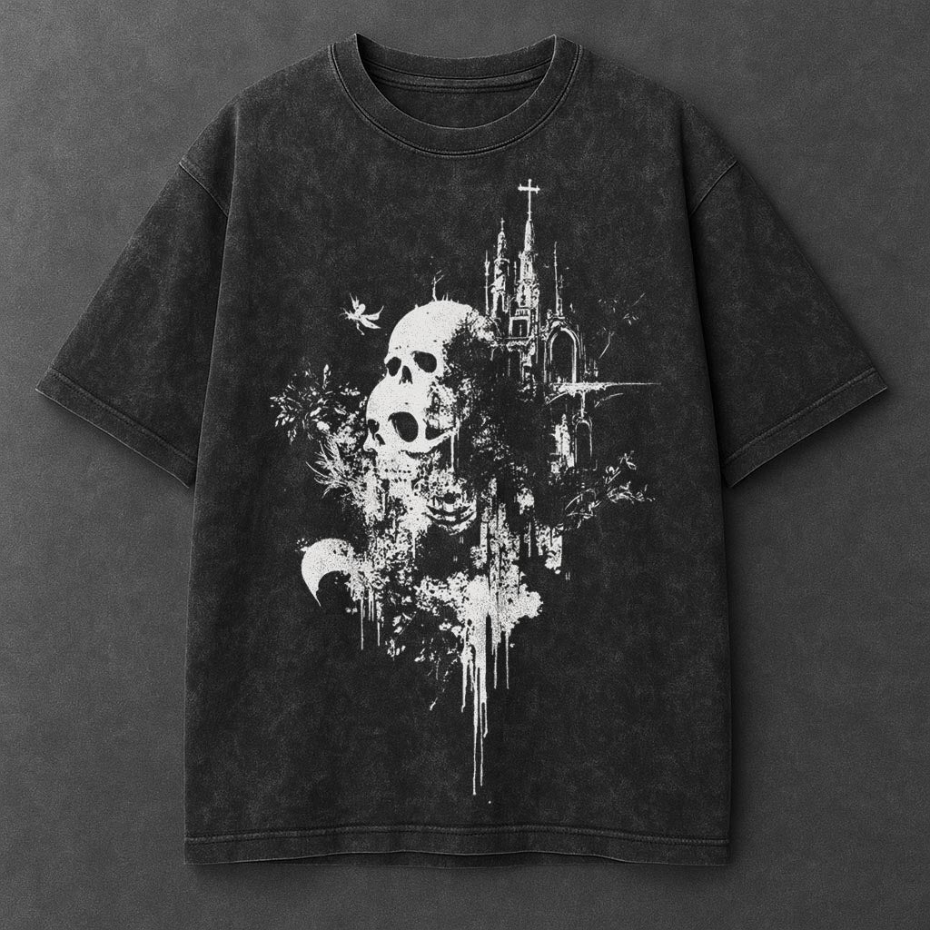 Dark Luxe Black Washed T-Shirt