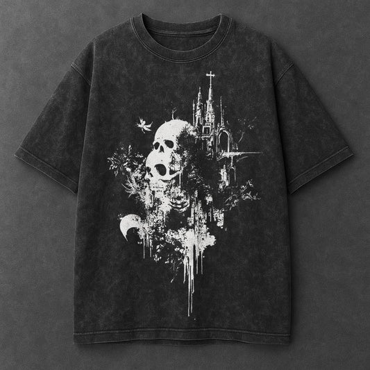 Dark Luxe Black Washed T-Shirt