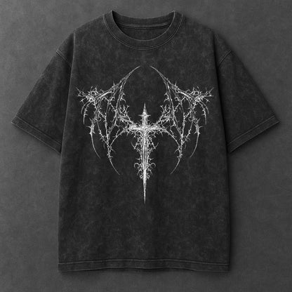 Dark Modern Black Washed T-Shirt