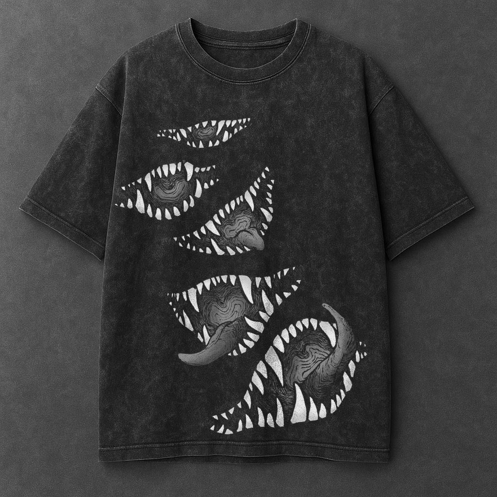 Dark Crisp Black Washed T-Shirt