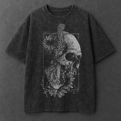 Dark Timeless Black Washed T-Shirt