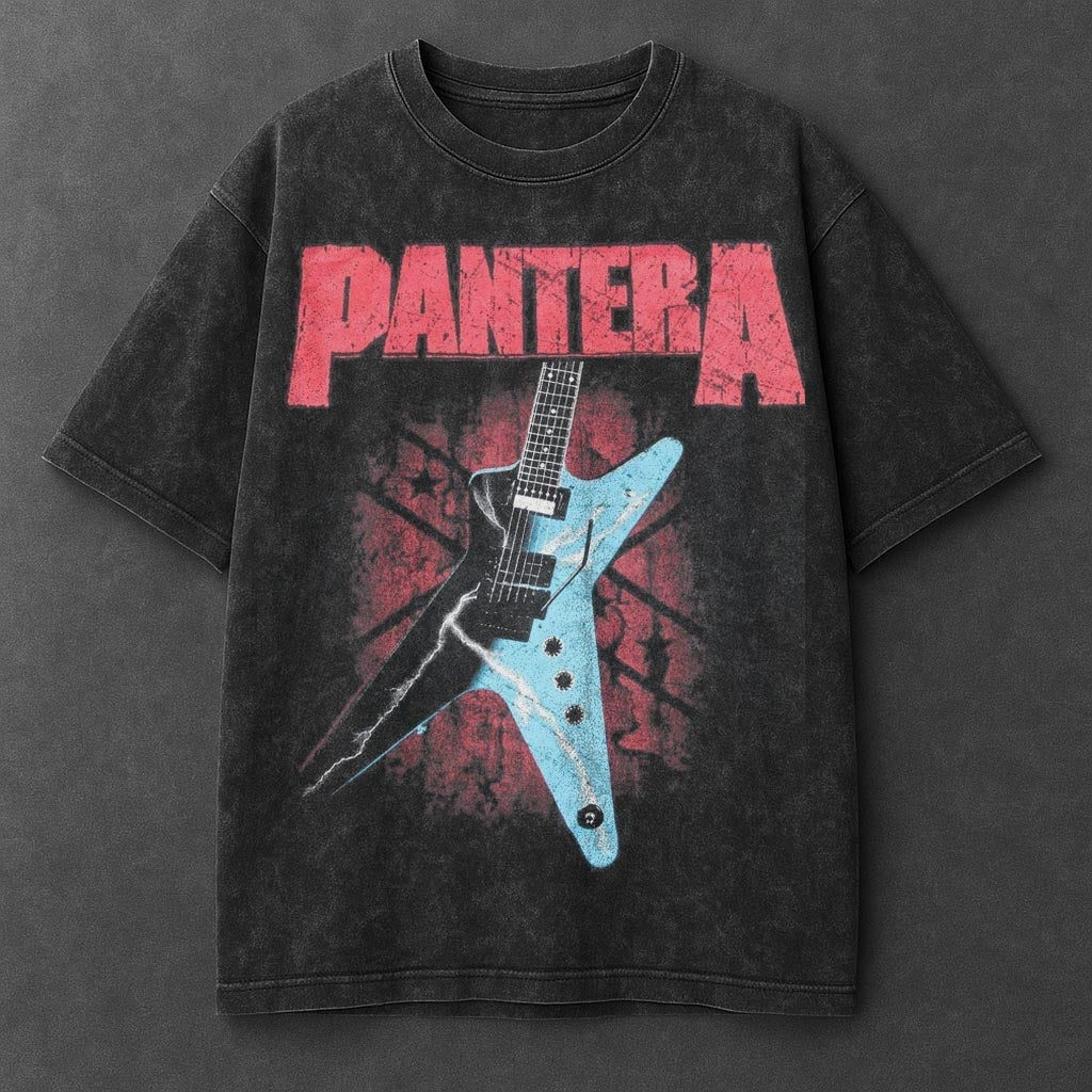 Music Versatile Black Washed T-Shirt