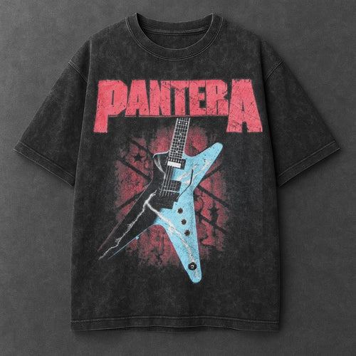 Music Versatile Black Washed T-Shirt