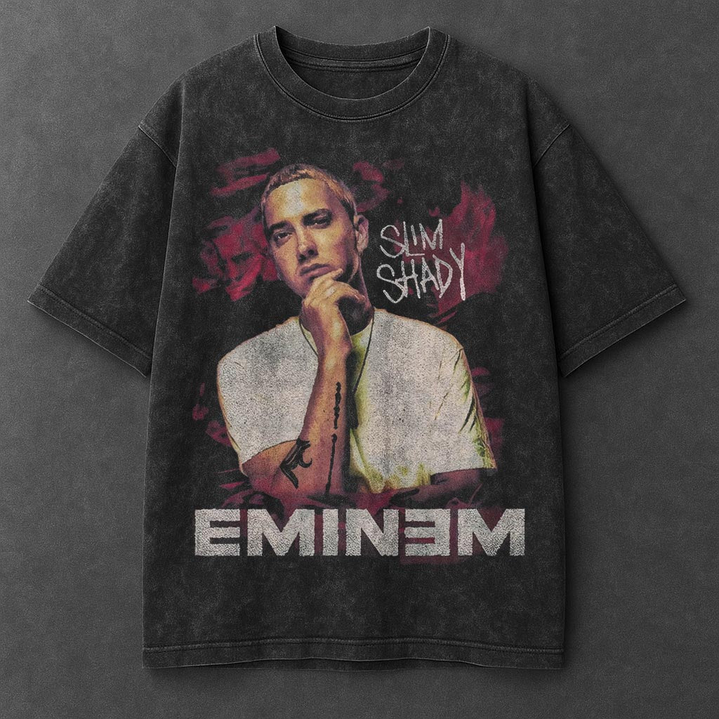 Music Elevated Black Washed T-Shirt