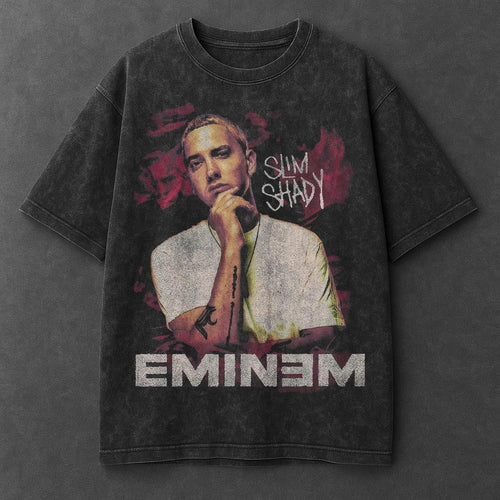 Music Elevated Black Washed T-Shirt