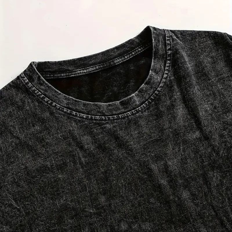 Car Urban Black Washed T-Shirt